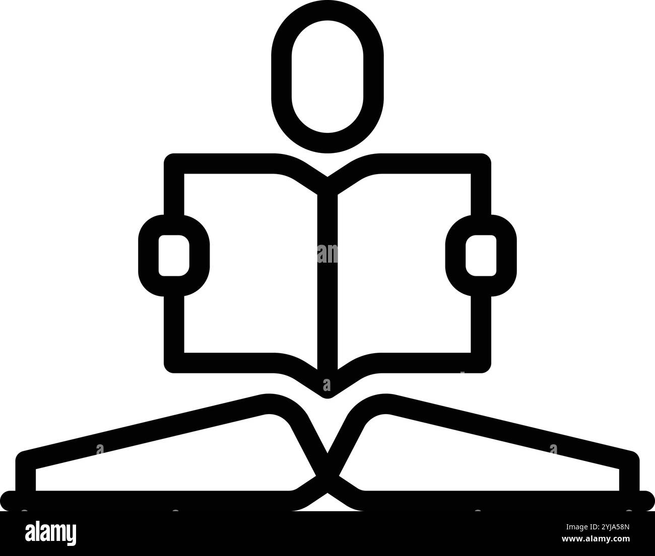 Symbol für Lernen, Bildung Stock Vektor