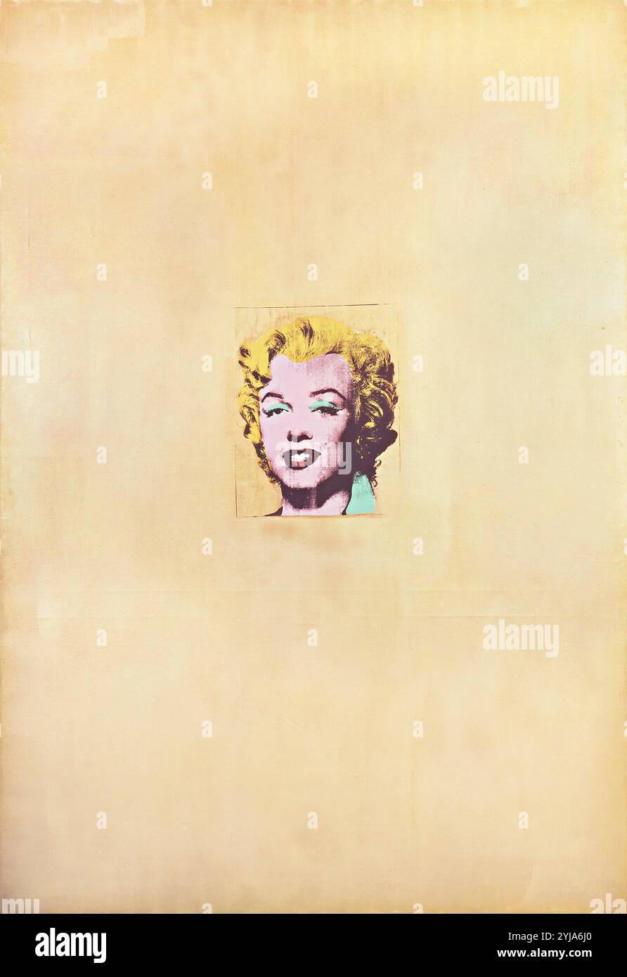 Andy Warhol / 'Gold Marilyn Monroe', 1962, 211 x 145 cm. Museum: MUSEUM OF MODERN ART, GLASGOW, USA. Stockfoto