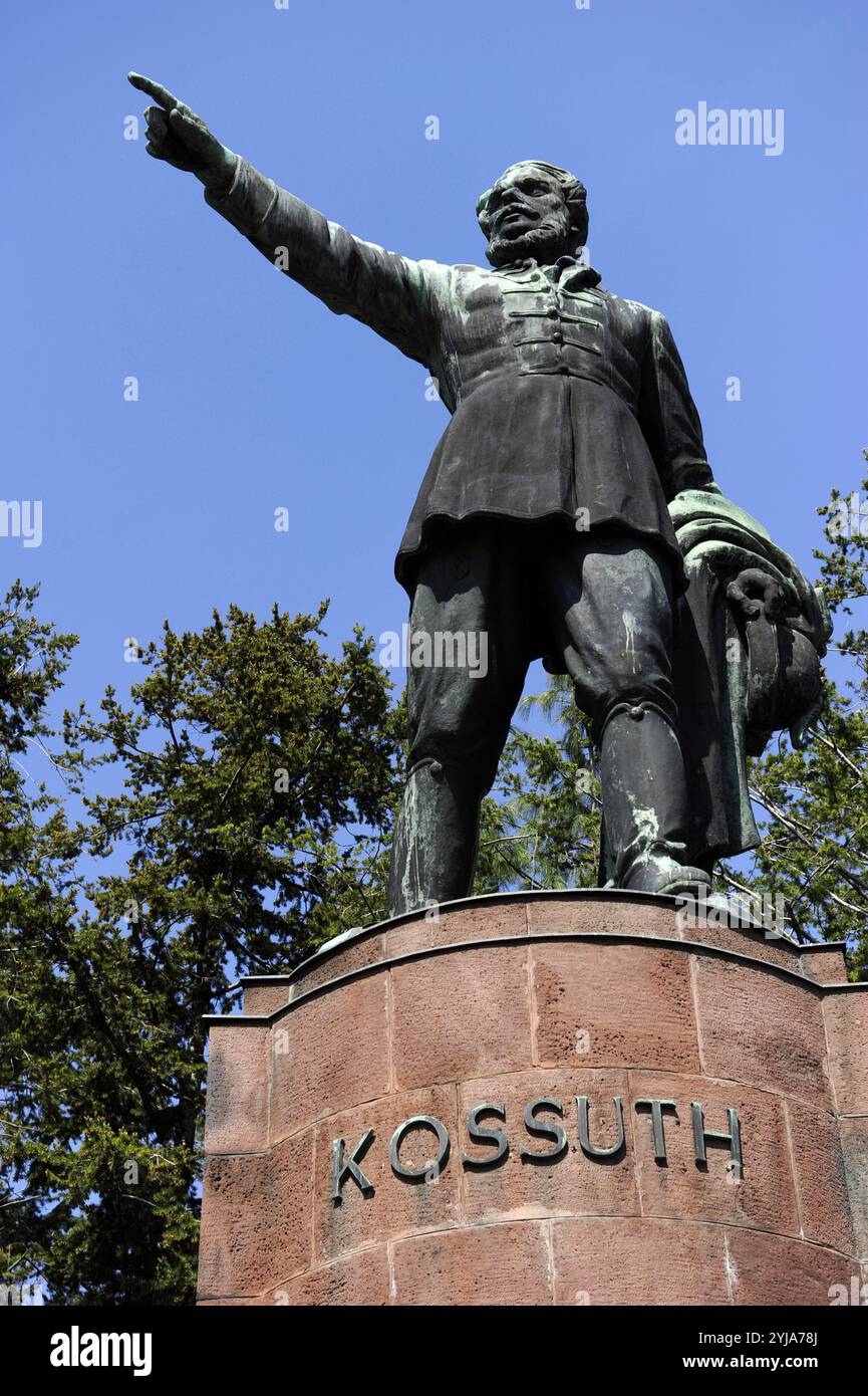 Lajos Kossuth (1802-1894). Ungarische Politiker und Regent-President in Ungarn. Kossuth Memorial, 1952. Von Zsigmond Kisfaludi Strobl (1884-1975). Budapest. Ungarn. Stockfoto