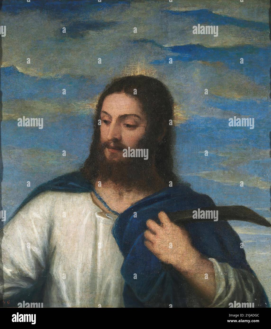 Vecellio di Gregorio Tiziano / "Christ, a Gärtner", 1553, italienische Schule, Öl auf Leinwand, 68 cm x 62 cm, P00442. MUSEUM: MUSEO DEL PRADO, MADRID, SPANIEN. JESUS. Stockfoto