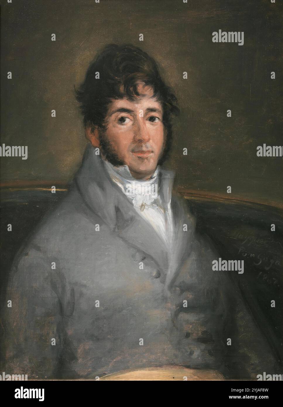Francisco de Goya y Lucientes / 'Isidoro Máiquez', 1807, spanische Schule, Öl auf Leinwand, 72 cm x 59 cm, P00734. MUSEUM: MUSEO DEL PRADO, MADRID, SPANIEN. Stockfoto