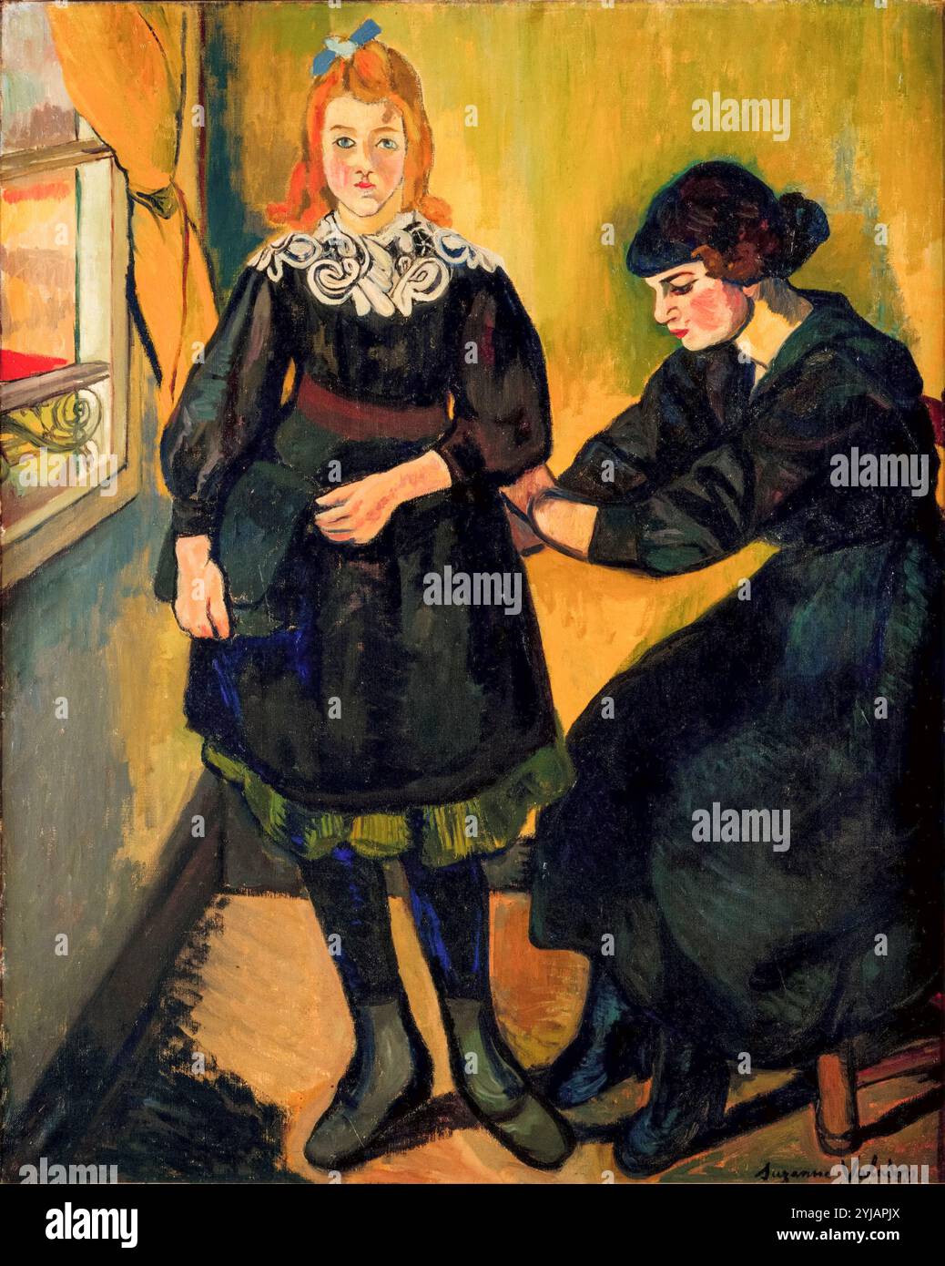 Suzanne Valadon, La Couturière, (die Seestresse), Ölgemälde auf Leinwand, 1914 Stockfoto