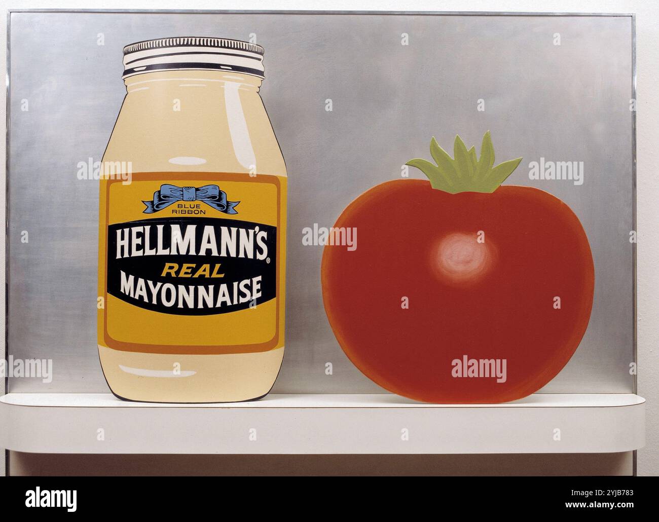 WESSELMANN, Tom. PINTOR NORTEAMERICANO. 1931 - 2004. "Noch immer leben/48', AÑO 1964. Stockfoto