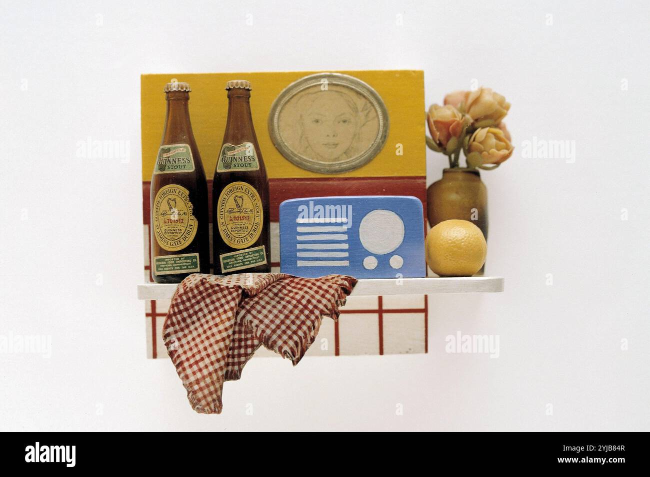 WESSELMANN, Tom. PINTOR NORTEAMERICANO. 1931 - 2004. "Kleine STILL LIFE/18'. Stockfoto