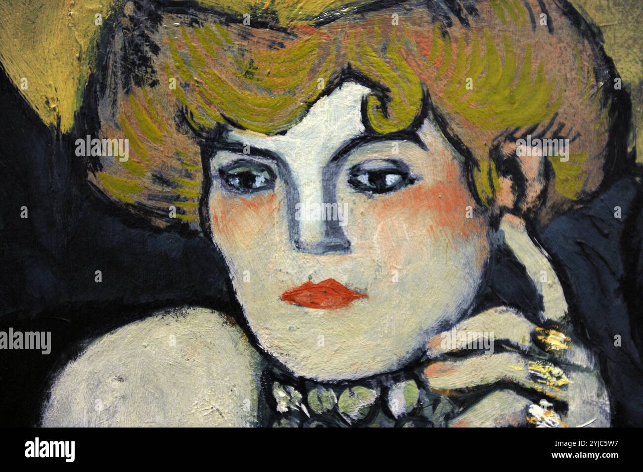 Pablo Picasso (1881-1973). Spanischer Maler. Frau mit Kette von ...