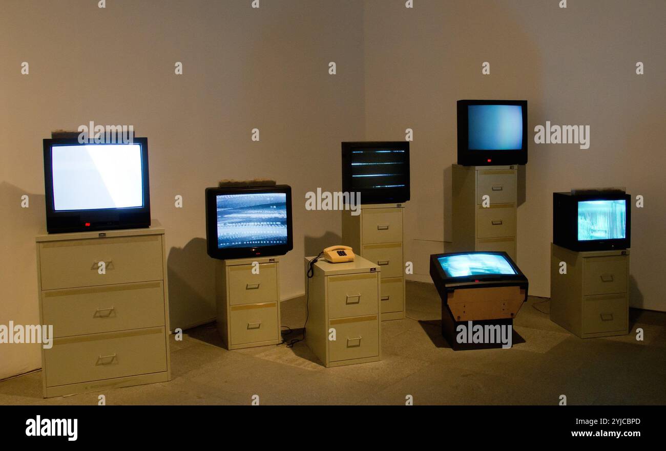 MUSEUM: MUSEO REINA SOFIA. Autor: WOLF VOSTELL. Stockfoto