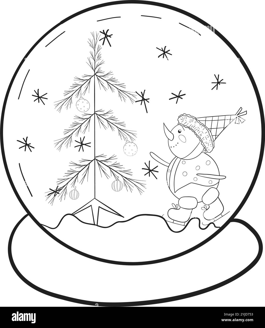 Weihnachts-Fotohintergrund Mit Schneemann & Geschenken – 240 X 180 Cm Vinyl, Für Party & Dekoration