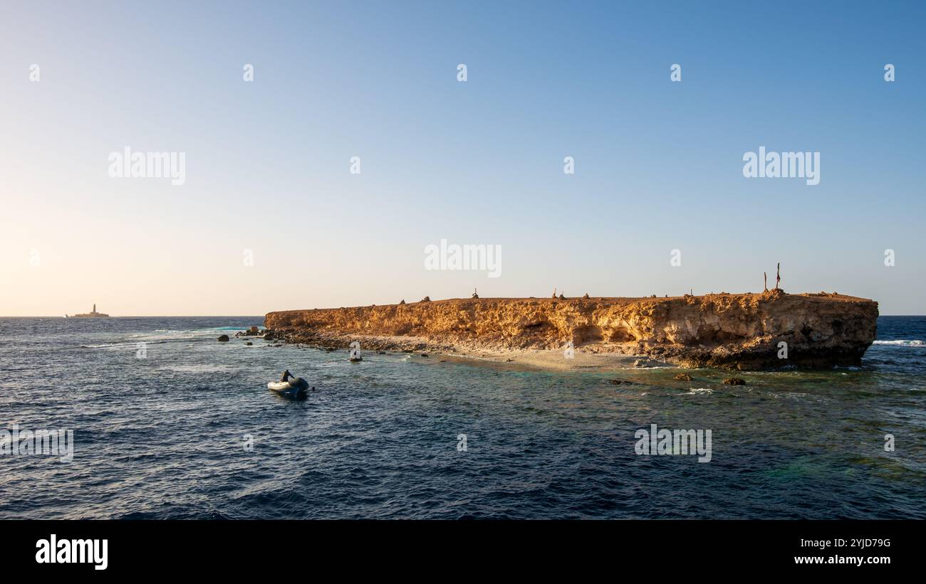 Little Brother Island Rotes Meer Stockfoto