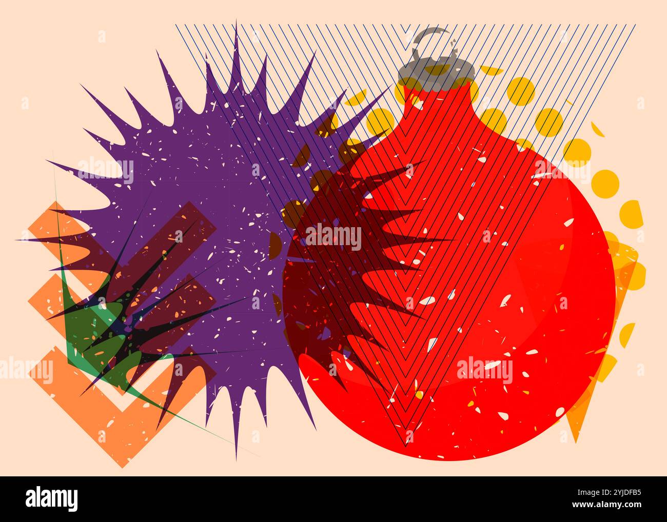 Weihnachten, Ornament, Feier, Kreis, Dekorieren, Dekoration, Eleganz, Event, Mode, Modisch, Gruß, Karte, Urlaub, Knick Knack, Luxus, Stock Vektor