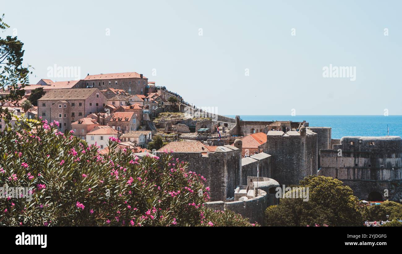 UNESCO-Weltkulturerbe Dubrovnik Kroatien Stockfoto