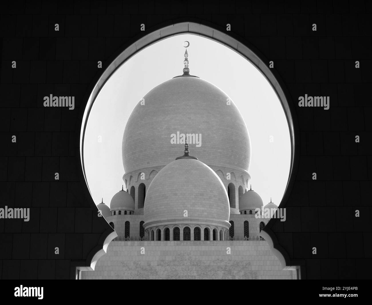 Weiße Moschee, Abu Dhabi Stockfoto