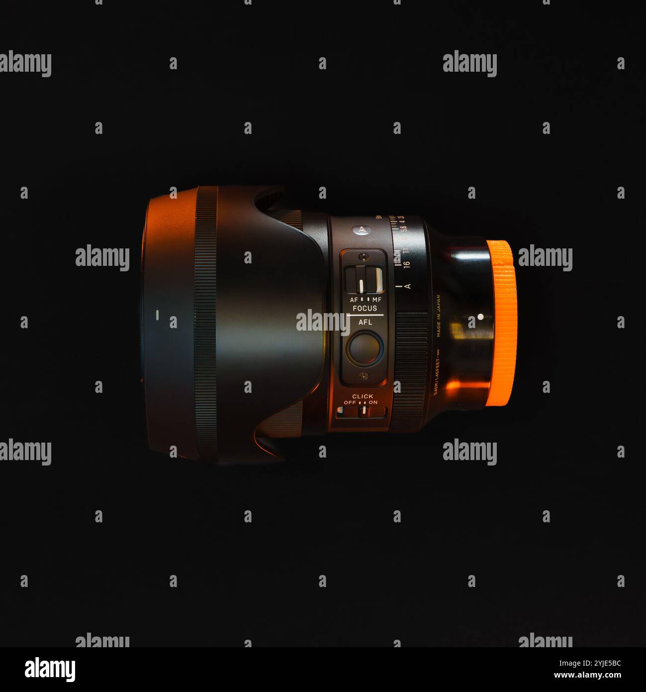 Digitalkamera Objektiv Sigma Art 50 mm – nur für redaktionelle Zwecke Stockfoto