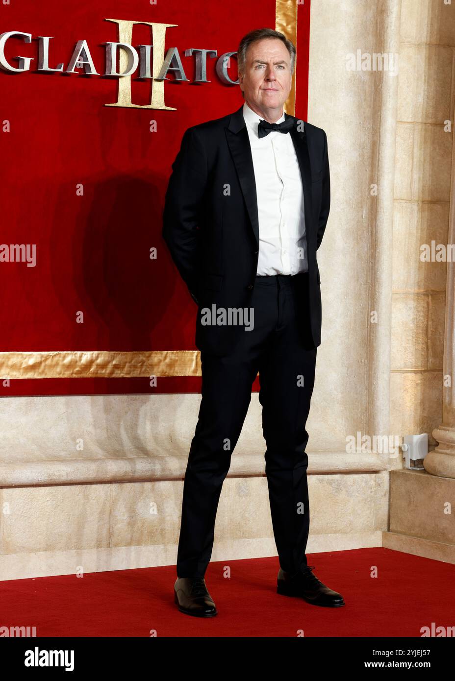 London, Großbritannien. November 2024. David Scarpa nimmt an der Gladiator II the Royal Film Performance und Global Premiere im Odeon Luxe am Leicester Square in London Teil. (Foto: Cat Morley/SOPA Images/SIPA USA) Credit: SIPA USA/Alamy Live News Stockfoto