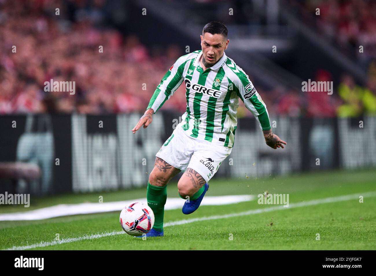 Chimy Avila von Betis Balompie Stockfoto