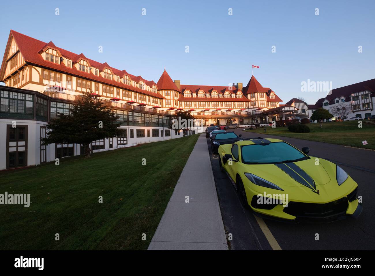 Das Algonquin Resort and Hotel Algonquin in St. Andrews, New Brunswick, Kanada. Stockfoto