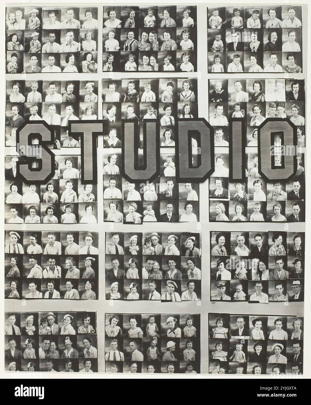 Penny Picture Display, Savannah. Walker Evans; Amerikanisch, 1903-1975. Datum: 1936. Abmessungen: 21,7 x 17,7 cm (Bild/Papier/erste Halterung); 45,7 x 35,3 cm (zweite Halterung). Gelatinedruck. Herkunft: Vereinigte Staaten. Museum: Chicago Art Institute, FLORENCIA, USA. Stockfoto