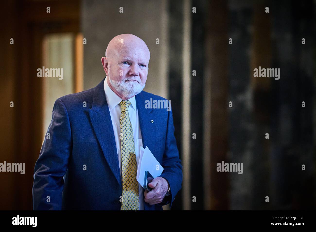 Edinburgh Schottland, Vereinigtes Königreich 14. November 2024. Colin Beattie MSP im schottischen Parlament. Credit sst/alamy Live News Stockfoto