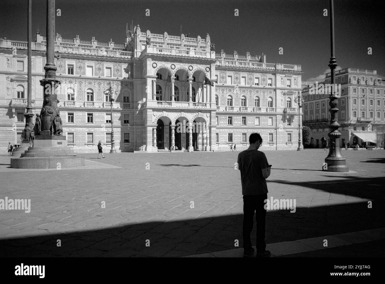Italien, Friaul-Julisch Venetien, Triest, Piazza Unità d´Italia, Regierungspalast Stockfoto