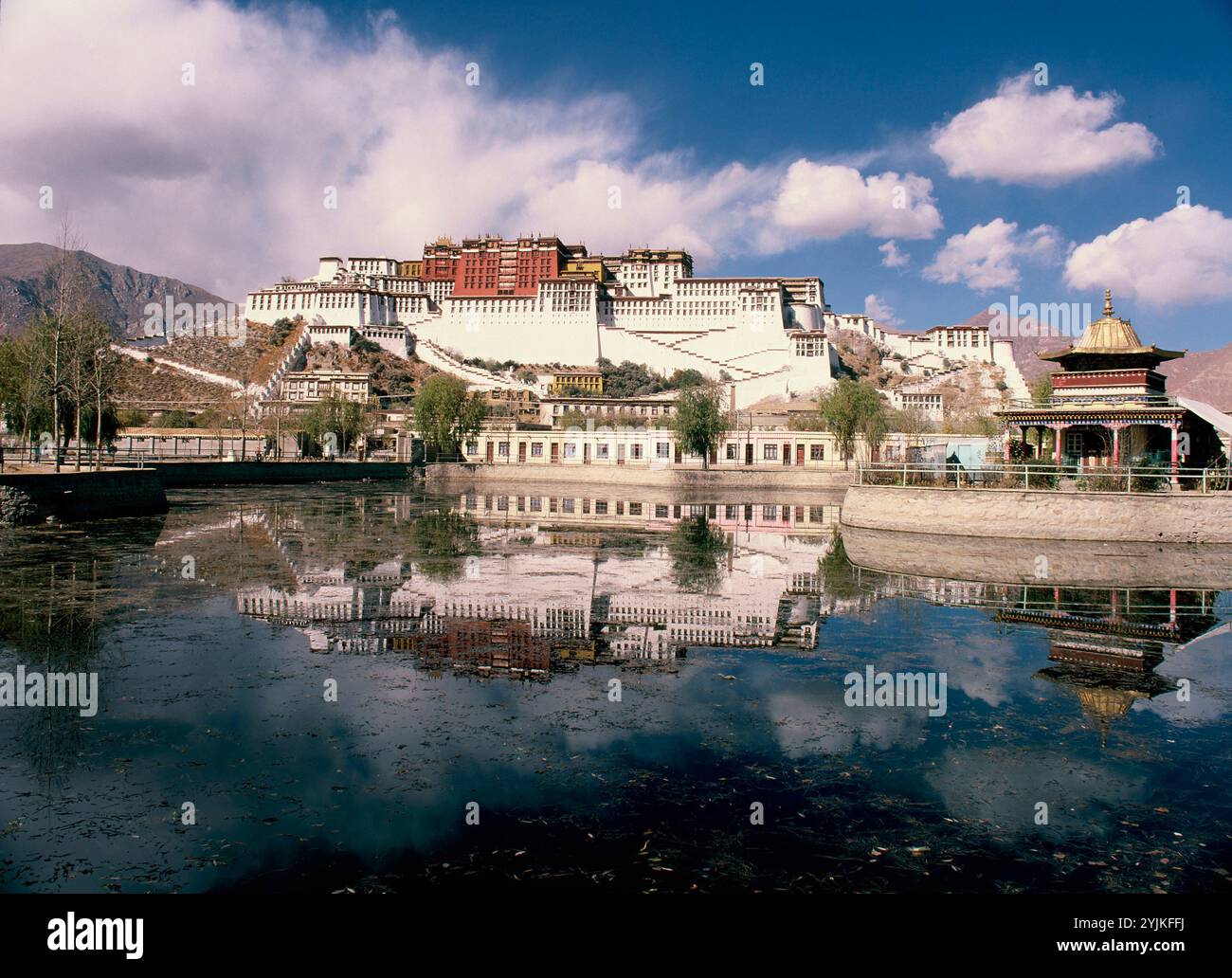 China. Tibet. Xizang. Lhasa. Potala Palace. Stockfoto