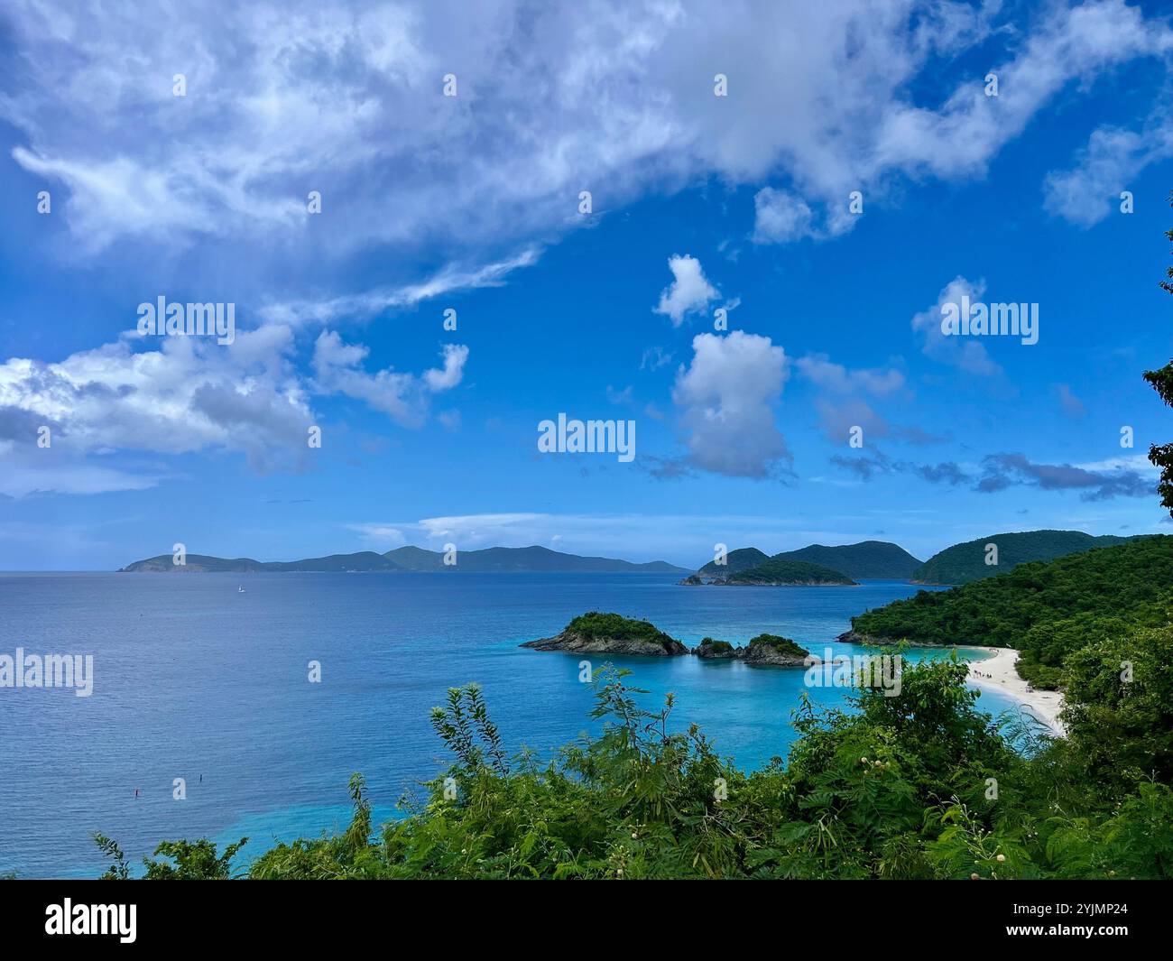 USVI-Ansicht Stockfoto