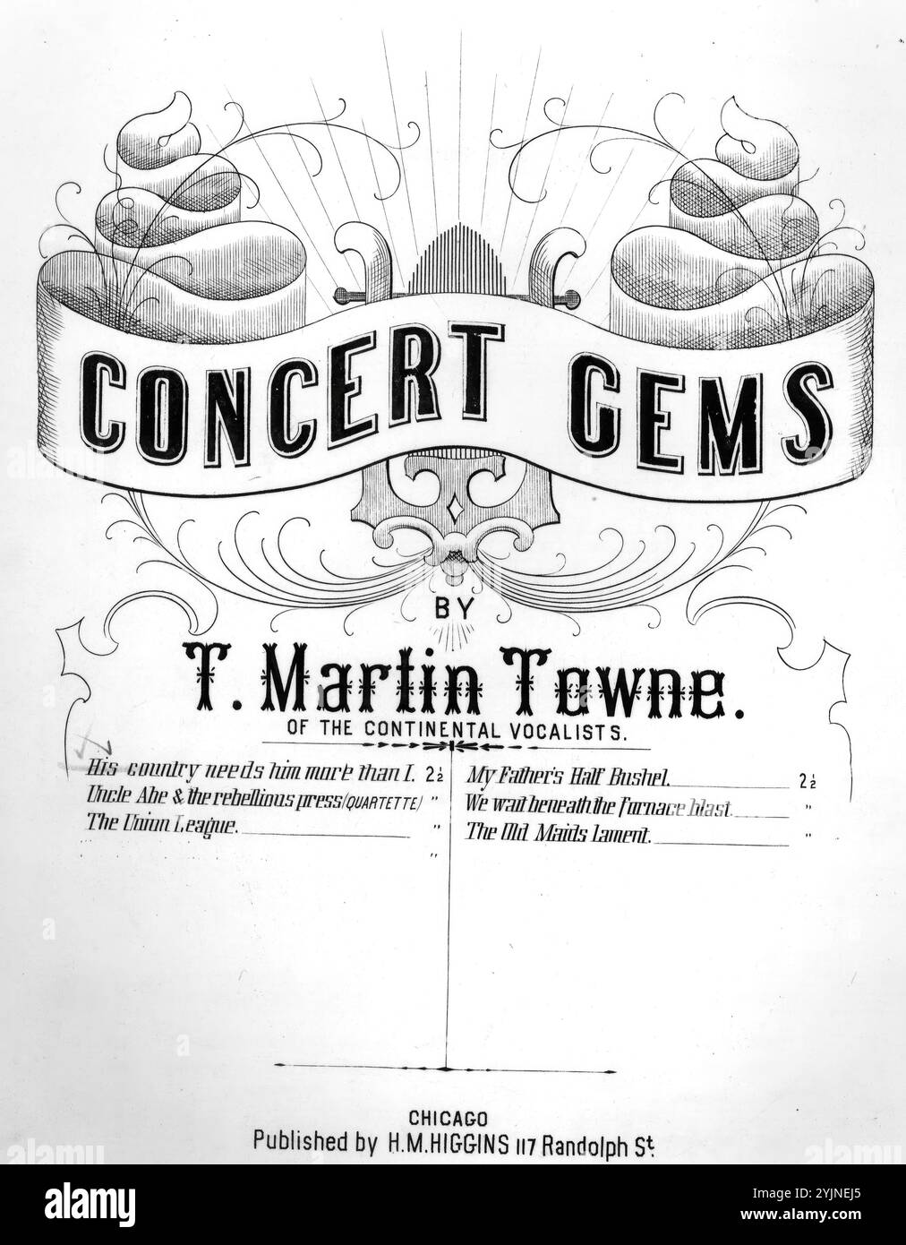 Sein Land braucht ihn mehr als ich, Towne, T. Martin (Komponist), P., M. (Lyriker), h. M. Higgins, Chicago, 1863., Vereinigte Staaten, Geschichte, Bürgerkrieg, 1861-1865, Lieder und Musik, Mütter und Söhne, Vereinigte Staaten, Songs und Musik, populäre Musik, USA, bis 1901, USA, Geschichte, Bürgerkrieg, 1861-1865, soziale Aspekte, Lieder und Musik, Popular Songs of the Day, Songs and Music, war and Conflict, Civil war and Reconstruction (1861–1877), Music Associated with the Union Side, Noten Stockfoto
