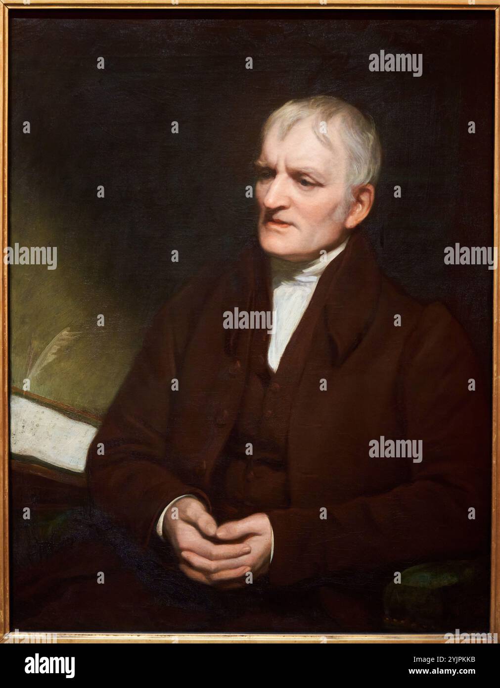 John Dalton, (1766–1844), 1835, Von Thomas Phillips, National Portrait Gallery, London, Großbritannien. Stockfoto