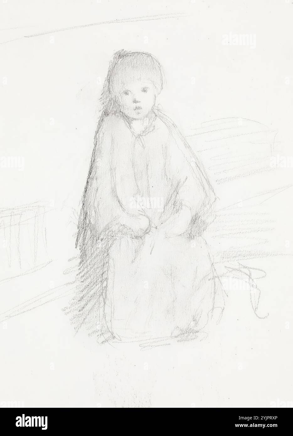 Wright, Magnus von, Work, Mustio ruukki, 1863, Bleistift, Zeichnung, BEBAUTE LANDSCHAFT, Steinsargbrücke, Brücke, Wasserdämme, Hartholz, schwarz, 26 cm x 38 cm Stockfoto