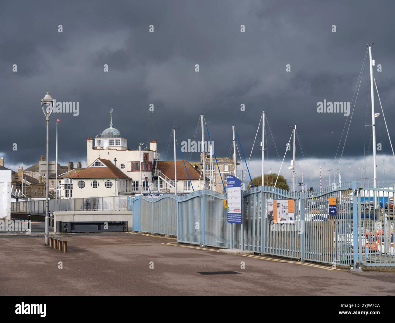 Lowestoft Waterfront in Royal Plain, East Suffolk Stockfoto