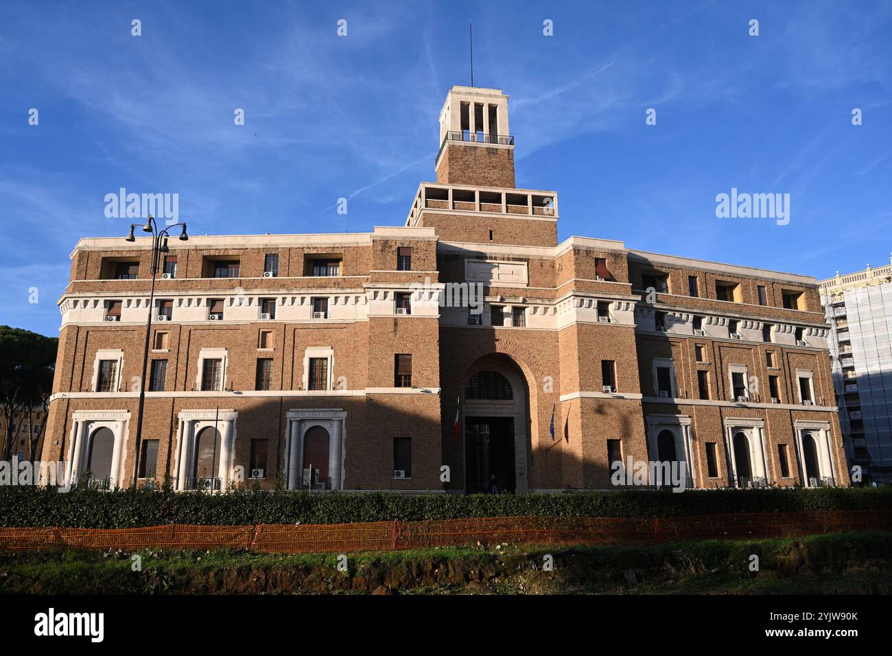 Rom, Italien - 2. November 2024: Gebäude der Generalstaatsanwaltschaft der Italienischen Republik in Rom Stockfoto
