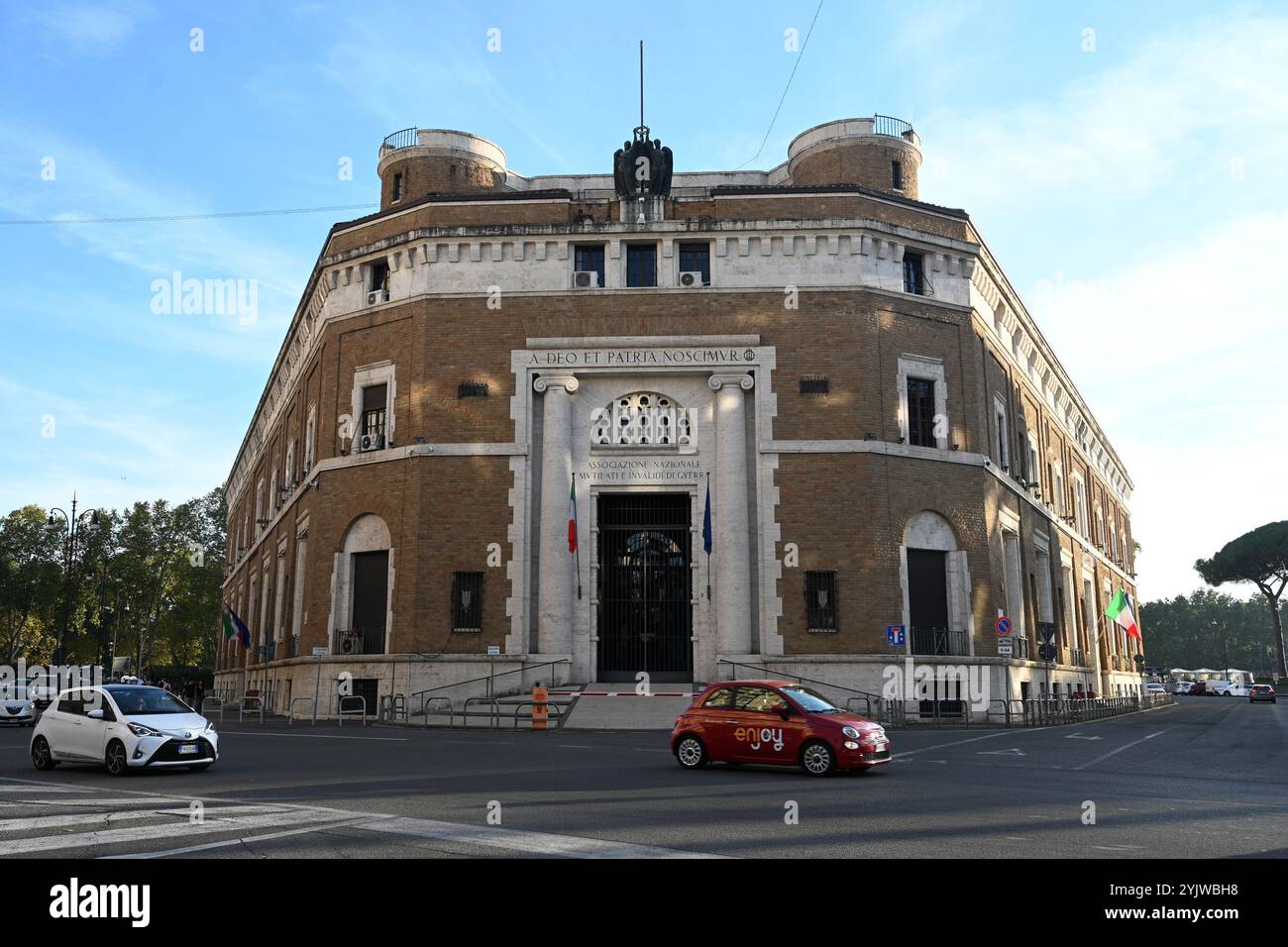 Rom, Italien - 2. November 2024: Gebäude der Generalstaatsanwaltschaft der Italienischen Republik in Rom Stockfoto