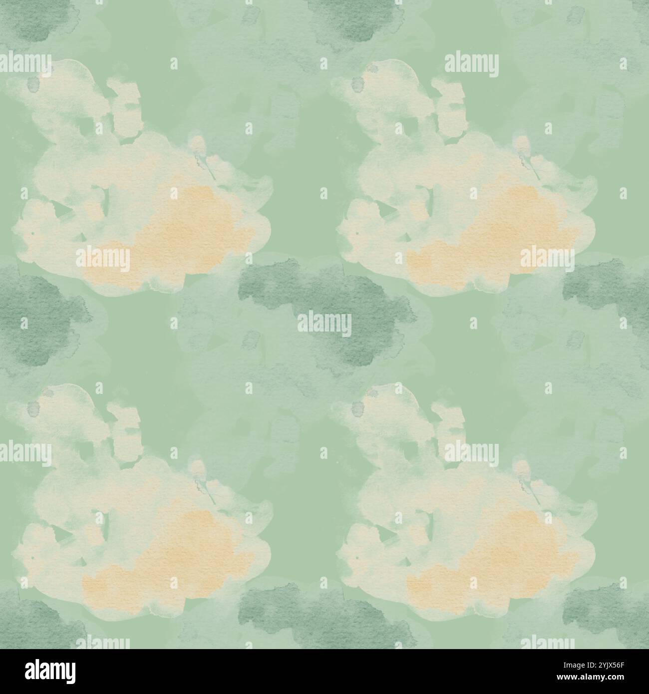 Nahtloses Muster mit Aquarellflecken Stockfoto