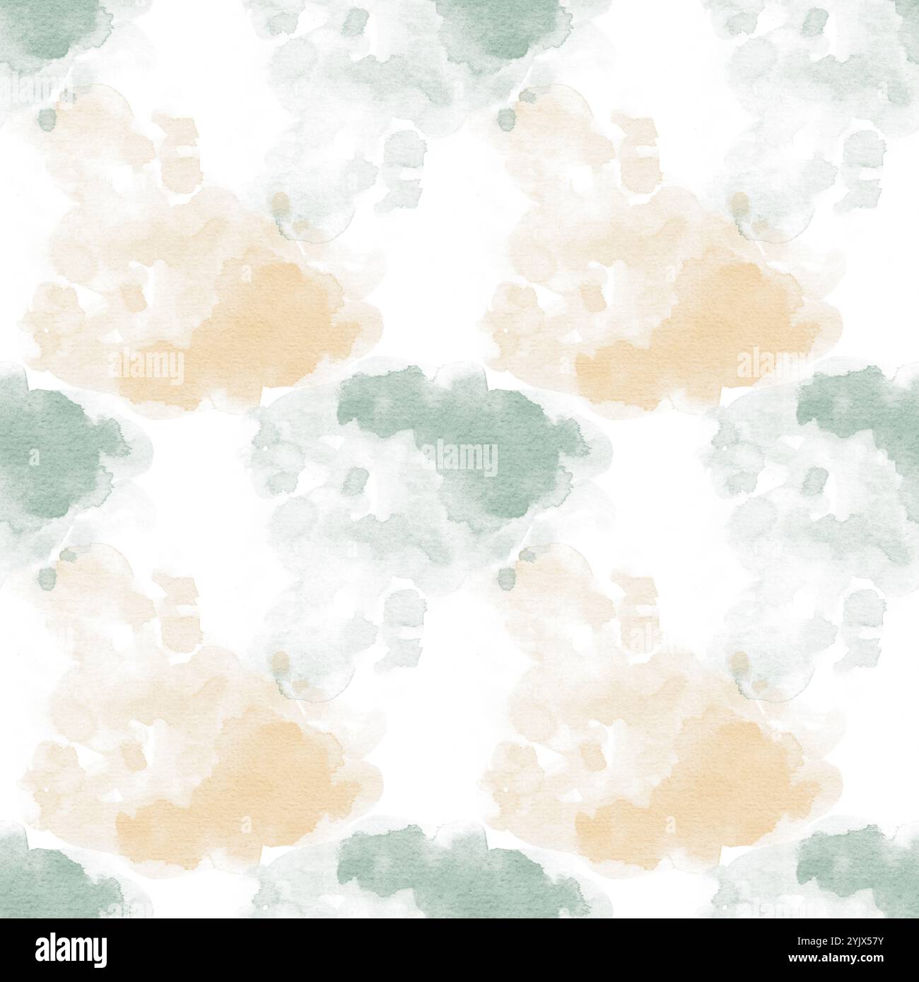 Nahtloses Muster mit Aquarellflecken Stockfoto