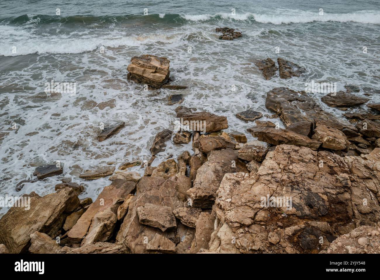 Strand und Küste von Marocco Stockfoto