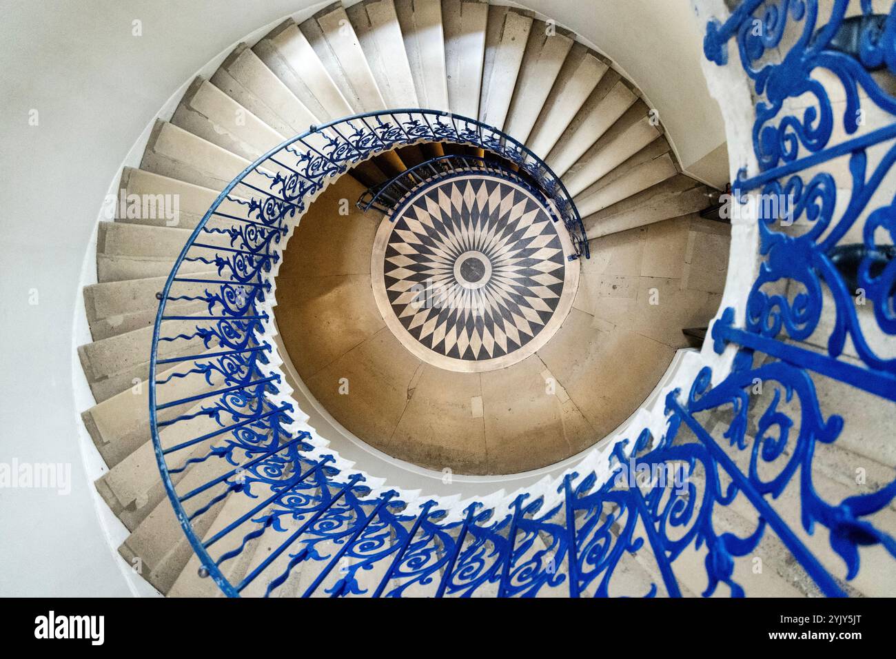 Tulip Treppen im Queen's House, Greenwich, London, England Stockfoto