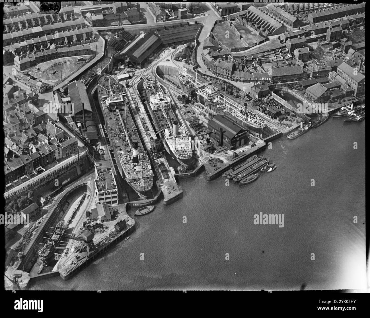 Smith's Docks, North Shields, Tyne &amp; Wear, c1930 s. Stockfoto