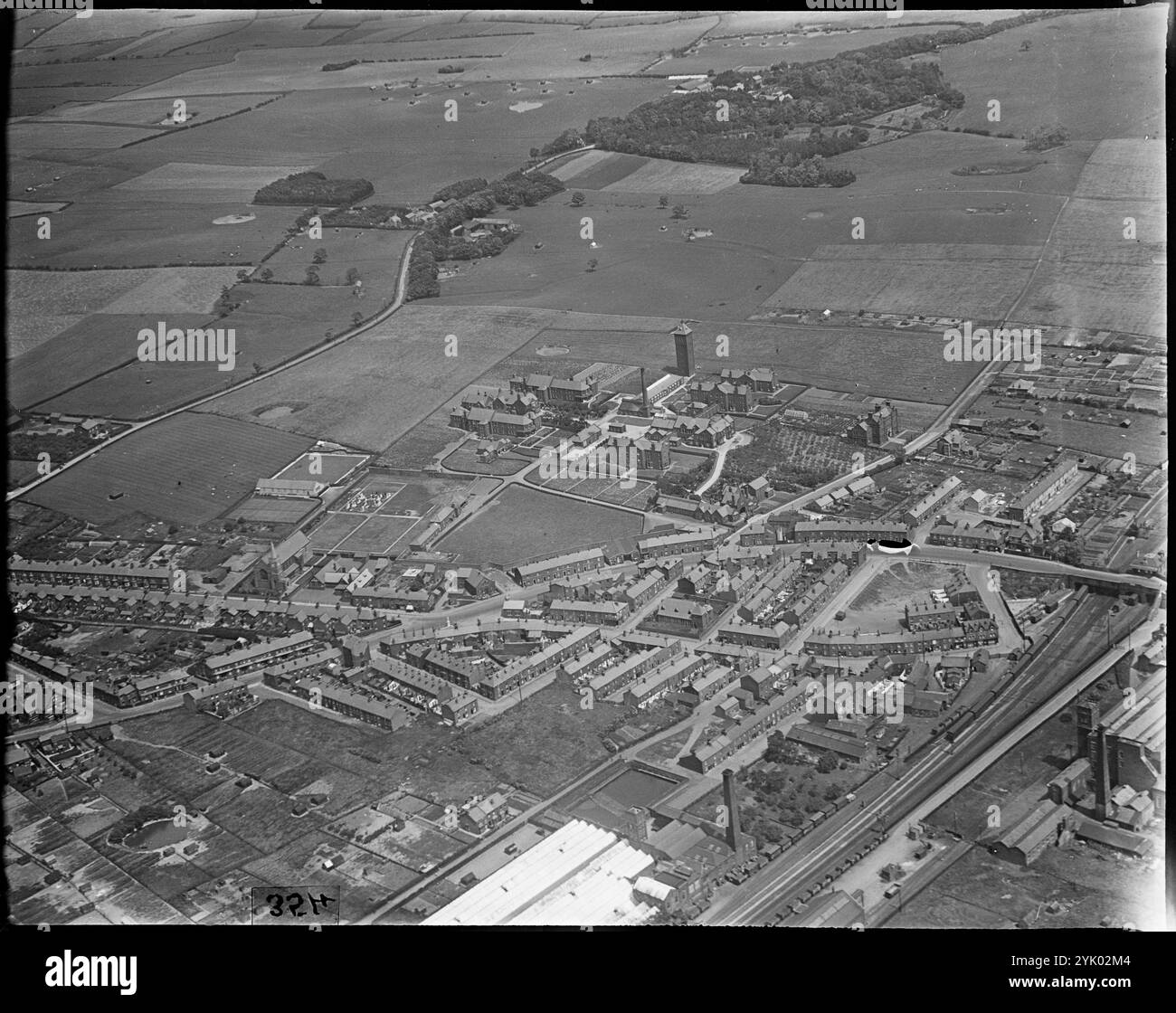 Station Road, The Fylde Institution and Environment, Wesham, Lancashire, 1930er Jahre. Stockfoto