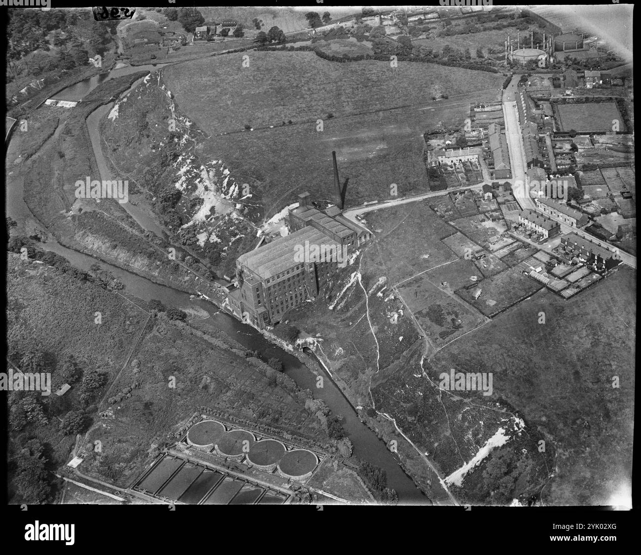 Roach Cotton Mill, Heywood, Greater Manchester, 1930er Jahre. Stockfoto