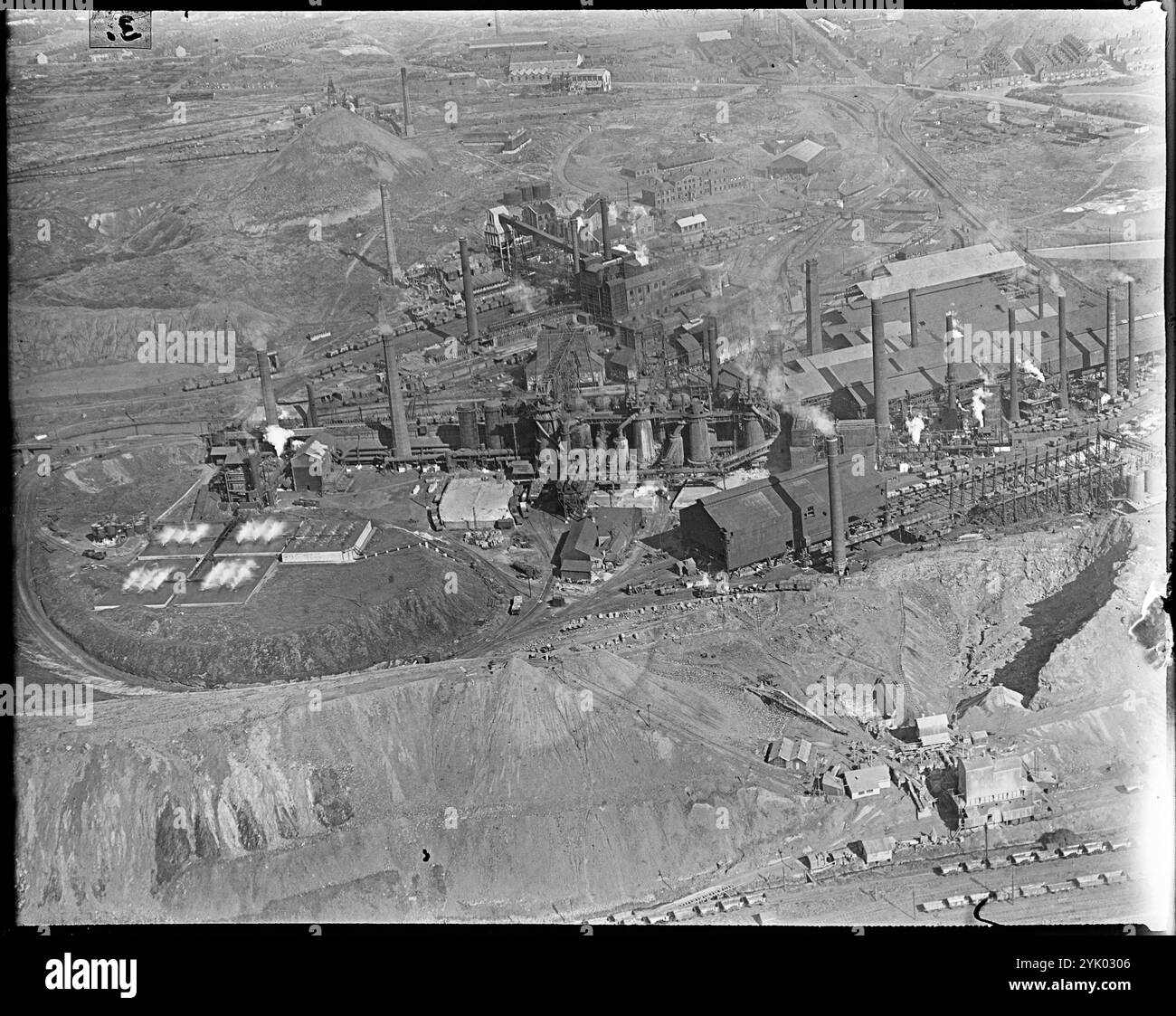 Etruria Steel Works, Etruria, Staffordshire, 1930er Jahre. Stockfoto