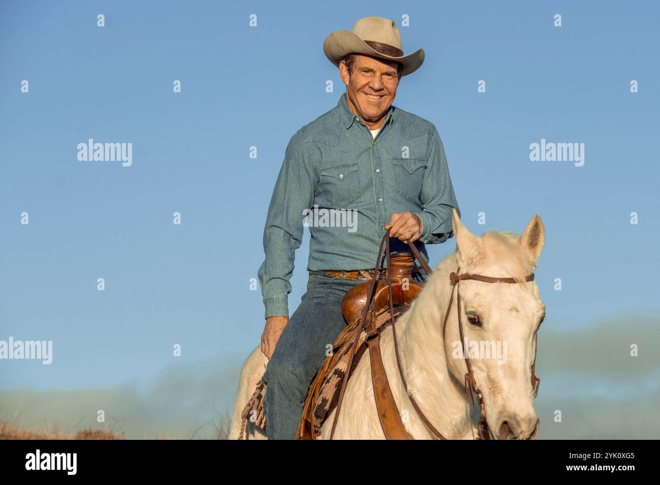 Reagan Dennis Quaid Stockfoto