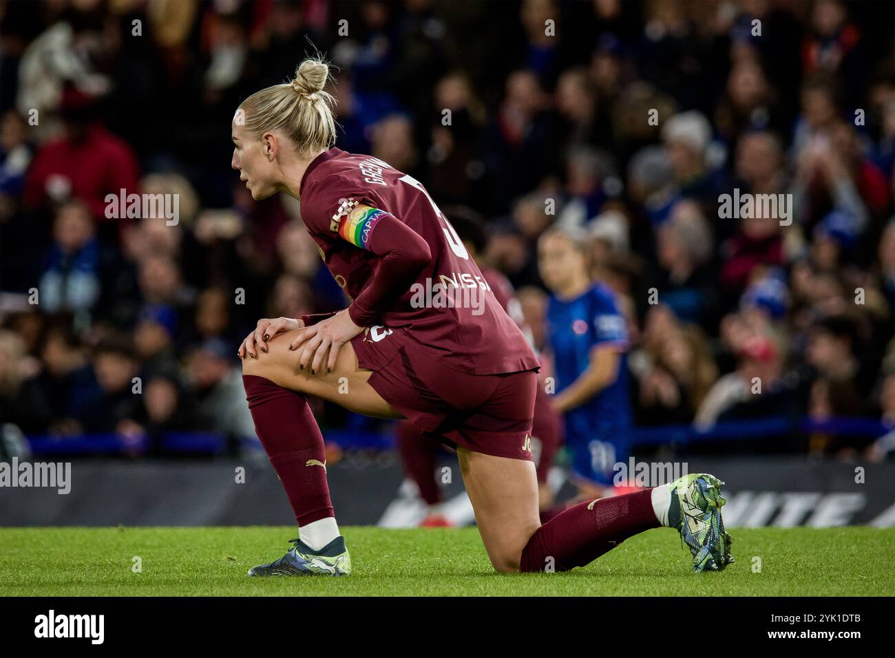 London, Großbritannien. November 2024. London, England, 16. November 2024: Alex Greenwood (5 Manchester City) während des Womens Super League-Spiels zwischen Chelsea und Manchester City an der Stamford Bridge in London. (Pedro Porru/SPP) Credit: SPP Sport Press Photo. /Alamy Live News Stockfoto