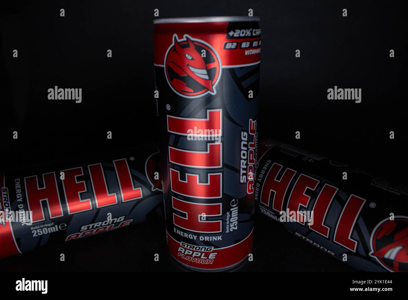 Energia és Frissesség – der Hell Strong Apfel Stockfoto