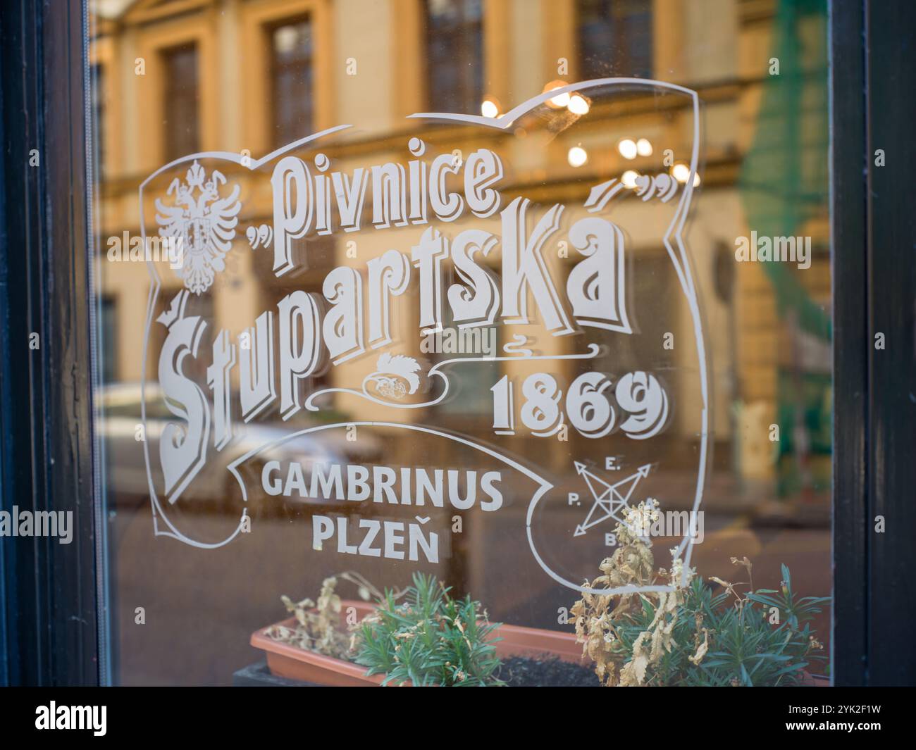 Bierhalle in der Prager 39 Altstadt, Altstadt, Prag, Tschechische Republik, Europa Stockfoto