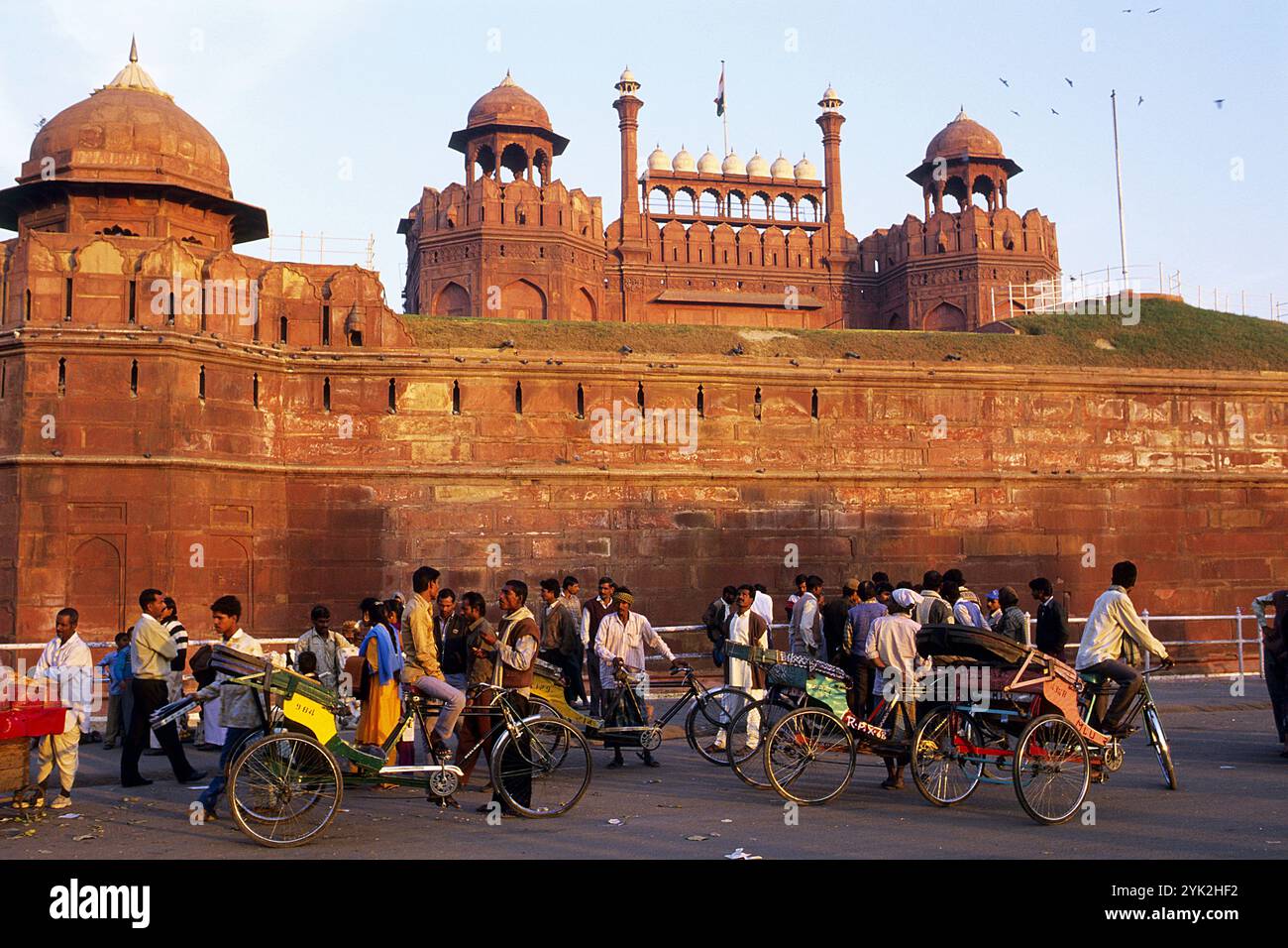 Lahore Gate. Red Fort, Lal Qila. Delhi. Indien. Stockfoto