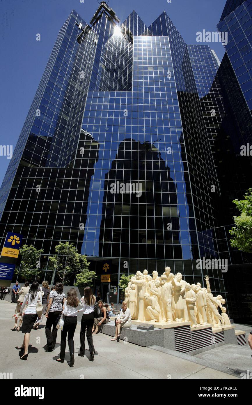 Kanada, Quebec, Montreal, McGill College Avenue Stockfoto