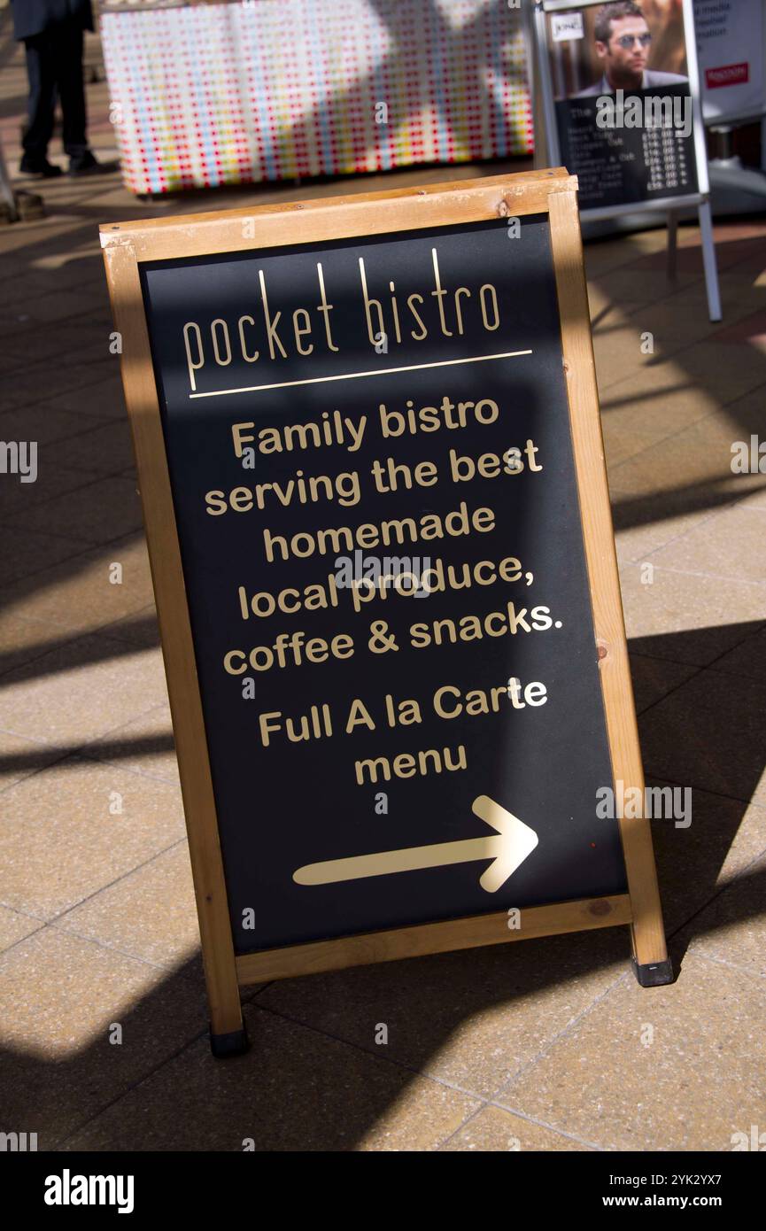 Das Pocket Bistro, Newmarket. Stockfoto