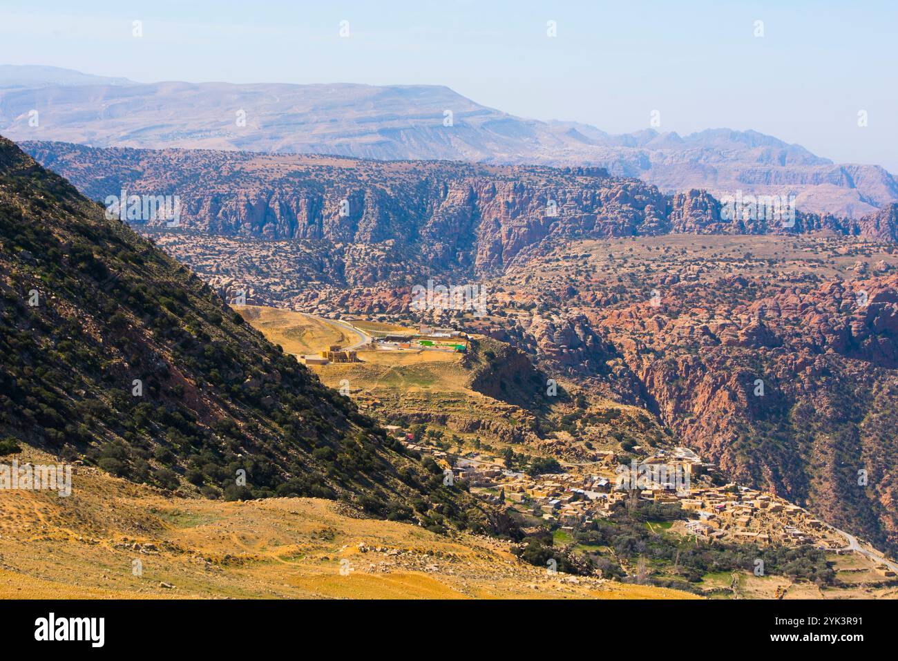 Dana Biosphärenreservat, Jordanien, Naher Osten, Südlevante, Westasien Stockfoto