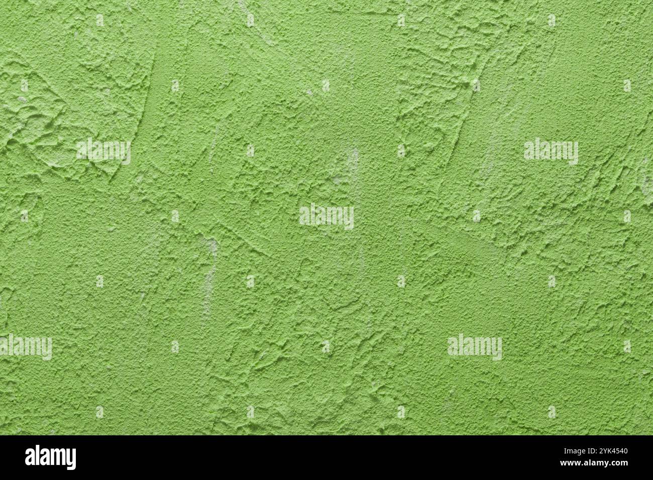 Grüne Dekorationsfarbe für Wände. Banner Mit Rauer Stilisierter Textur Mit Platz Für Text. Nachhaltigkeitskonzept Stockfoto