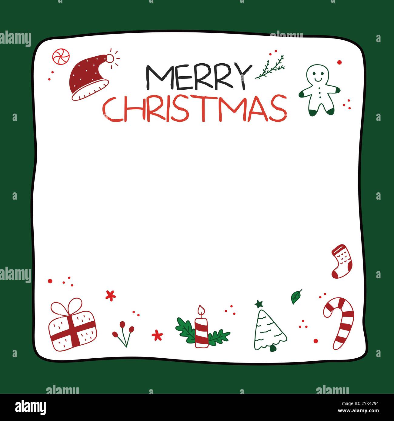 Happy Merry christmas Card Hintergrund Stockfoto