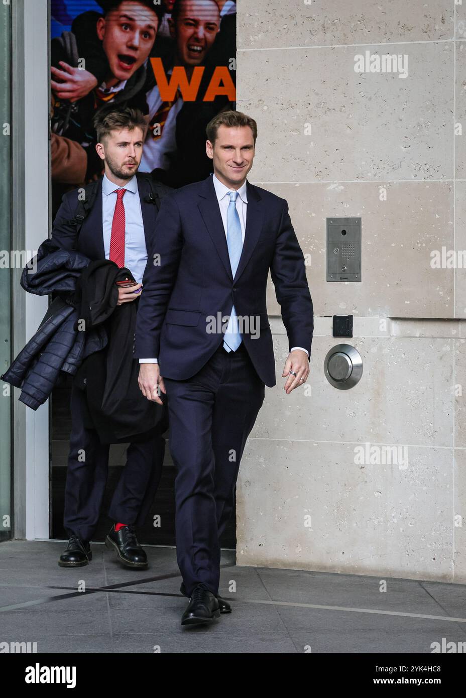 London, Großbritannien. November 2024. Chris Philp, Abgeordneter der Konservativen Partei, Shadow Home Secretary, ist bei der BBC zu sehen. Quelle: Imageplotter/Alamy Live News Stockfoto