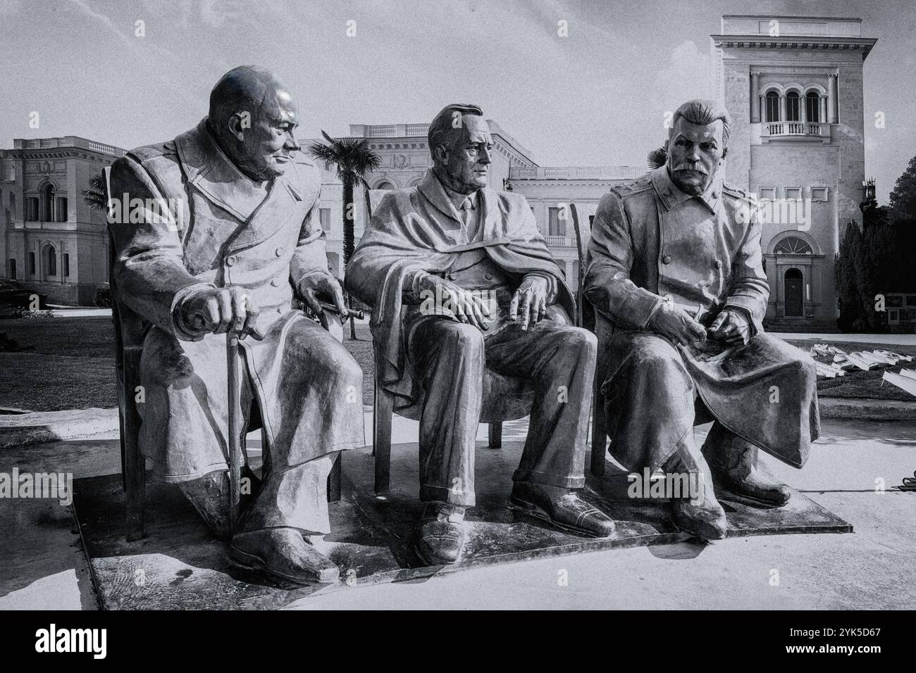 Die große drei Militärallianz. Jalta.1945. UDSSR Stockfoto